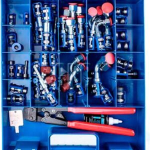 Burgaflex Automotive Air Con Fitting Kit - 61 Piece Kit