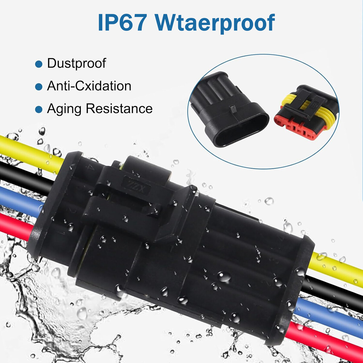 5/10 Sets Car Automotive Waterproof Electrical Wire Connector Plug 2/3/4/5/6 Pin - Image 5