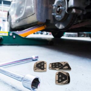 Accesorios interiores coche kit pedal freno gas pedal exterior coche pedales-
