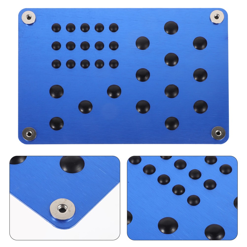 Almohadilla antideslizante de aleación de aluminio para pedal lateral de bienvenida para automóvil-