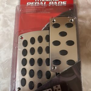 Juego de almohadillas de pedal de titanio Pilot Automotive PM-2314S3 para transmisión manual nuevo-