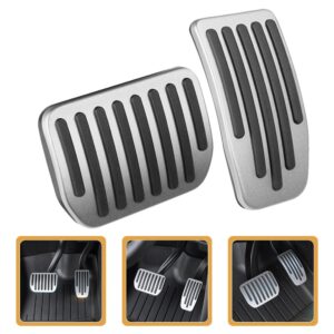 2 Piezas Pastillas de Pedal de Freno Pedales de Automóvil Accesorios Suministros Automotrices-