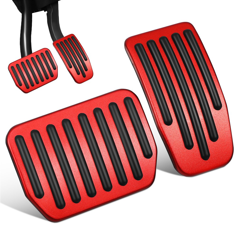 2 Piezas Pastillas de Pedal de Freno Pastillas Automotrices Antideslizantes Pedales de Coche Cubiertas-