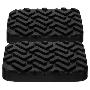 1 par de pastillas de pedal de freno cubiertas de pedal automático cubierta de pedal de freno de repuesto-