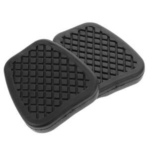 2 Piezas Embrague Pedal Freno Cubierta Pastilla Automotriz Parte Coche Accesorios-