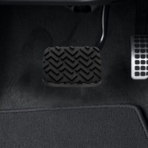 1 Par de Cubiertas de Pedal Cubierta de Pedal de Freno Pastilla de Pedal de Freno Repuesto Automotriz-