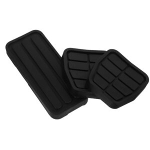 Juego de 3 pastillas de embrague de pedal de acelerador de coche cubierta de palanca cubiertas antideslizantes-