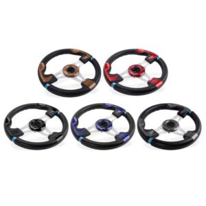 Volante Automotriz PU Antideslizante 13 Pulgadas 320mm Diseño Ergonómico Universal-