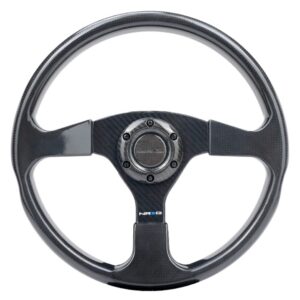NRG Compatible con Volante de Fibra de Carbono 350mm para Automoción-
