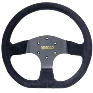 Volante Sparco Universal Premium Gamuza Negro para Actualización de Rendimiento-