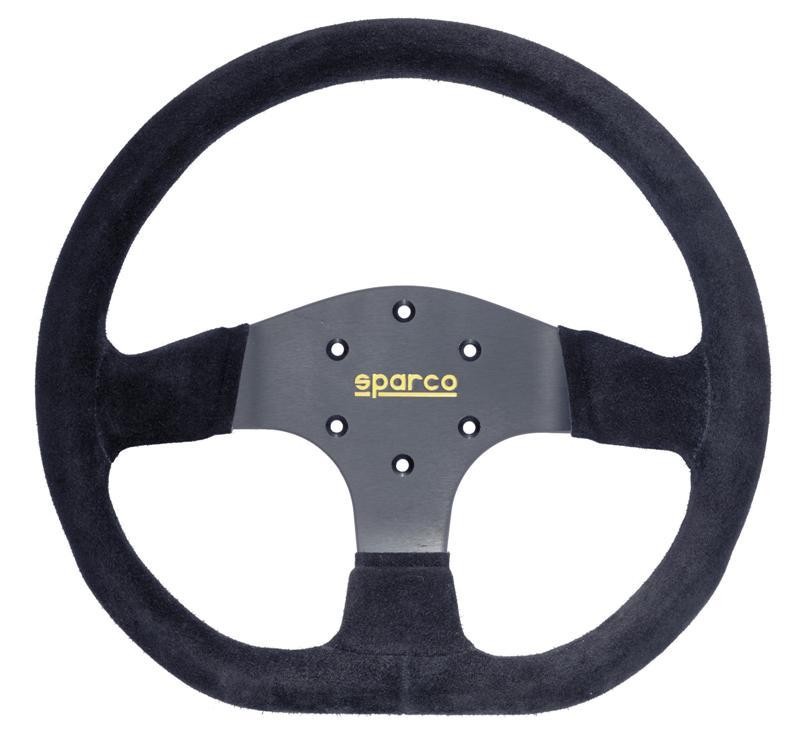 Volante Sparco Universal Premium Gamuza Negro para Actualización de Rendimiento-