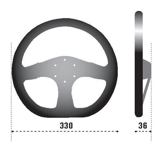 Volante Sparco Universal Premium Gamuza Negro para Actualización de Rendimiento- - Image 3