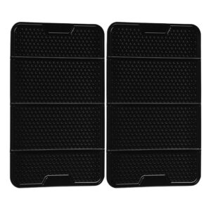 Almohadilla de sombreado automotriz para decoración de tablero deslizante 2 piezas para evitar alfombrillas de auto-