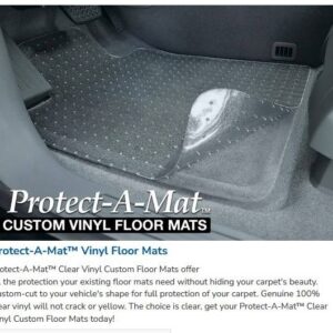 Juego completo de 2 filas de alfombrillas transparentes protect-a-mat personalizadas para FORD - Hecho en EE. UU.-