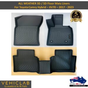 Alfombrilla 3D/5D para todo tipo de clima para Toyota Camry híbrida - XV70 - 2017 - 2024-