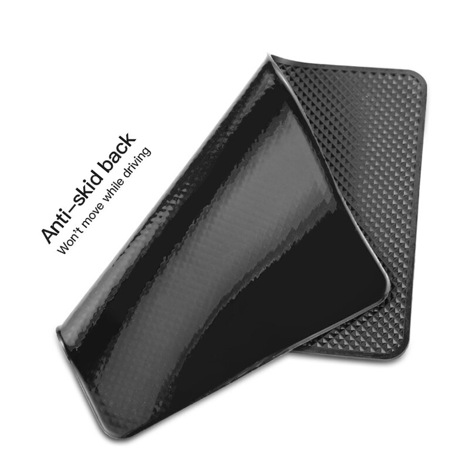 Tapete antideslizante para tablero de tablero de automóvil llaves antideslizantes de teléfono tapetes pegajosos- - Image 2