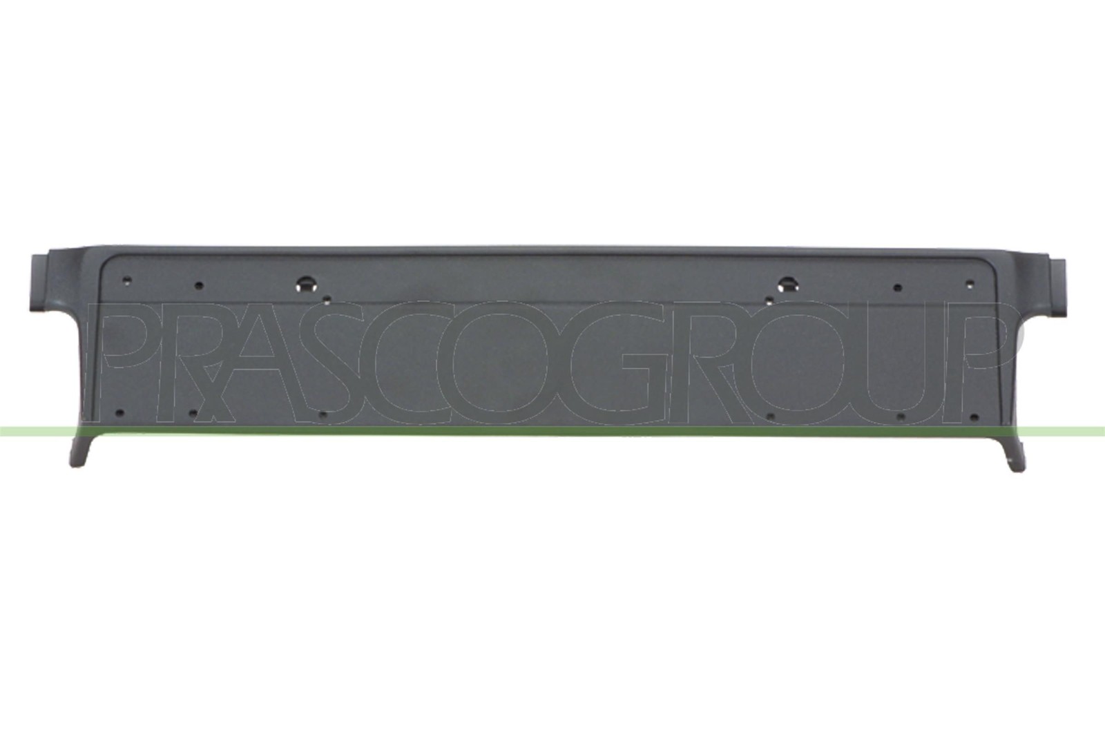 Soporte de matrícula PRASCO negro para BMW 5 sedán (E39)-