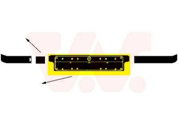 VAN WEZEL Kennzeichenhalter Nummernschildhalter schwarz für BMW 3 Cabrio (E36) - Image 3