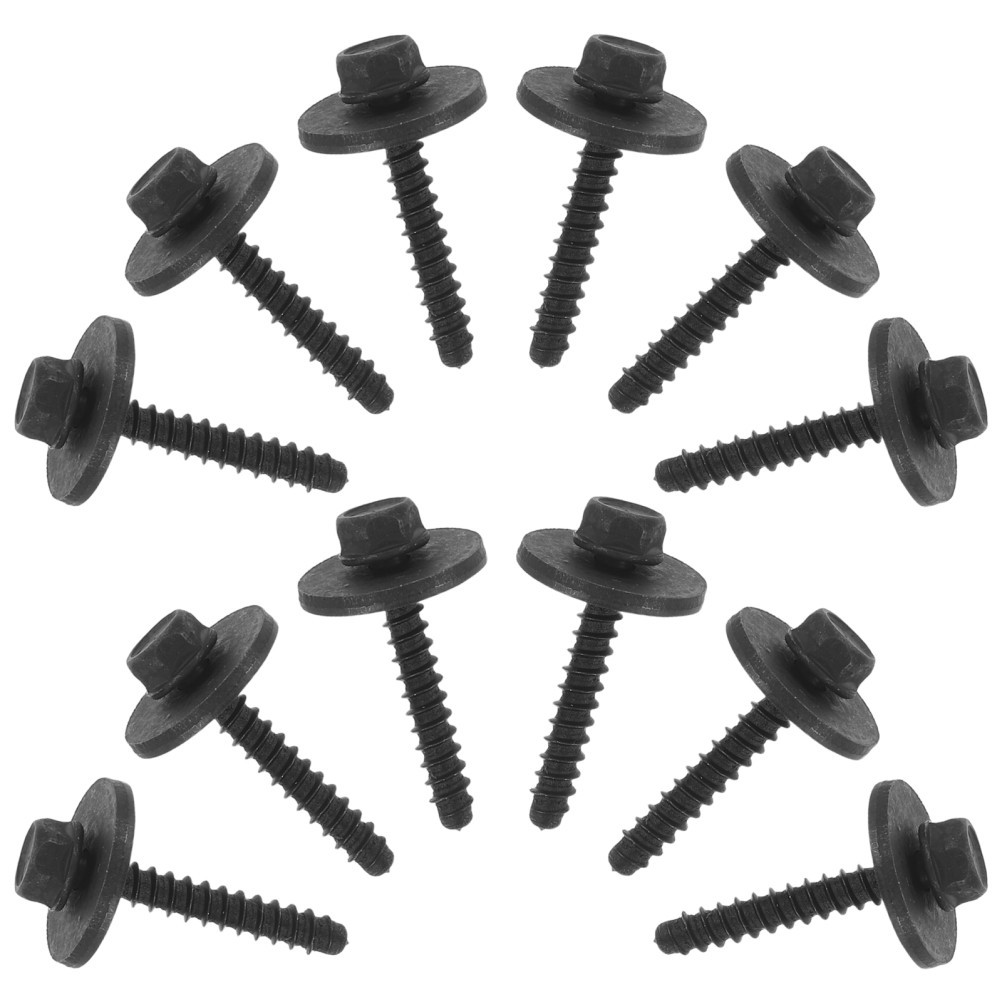 30 Pcs Wheel Arch Trim Screws Undertray Self Tapping License Plate Frame - Image 5