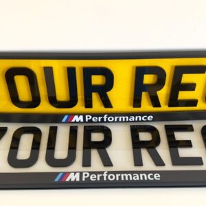 Nuevos marcos soportes envolventes BMW M Performance impresión UV x2 para cualquier modelo BMW-