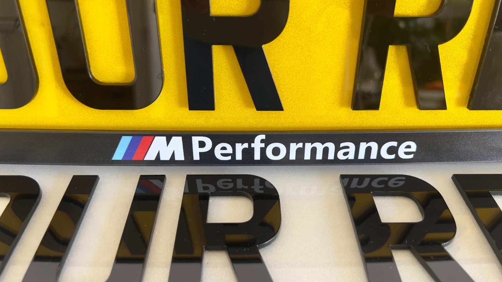 Nuevos marcos soportes envolventes BMW M Performance impresión UV x2 para cualquier modelo BMW- - Image 2