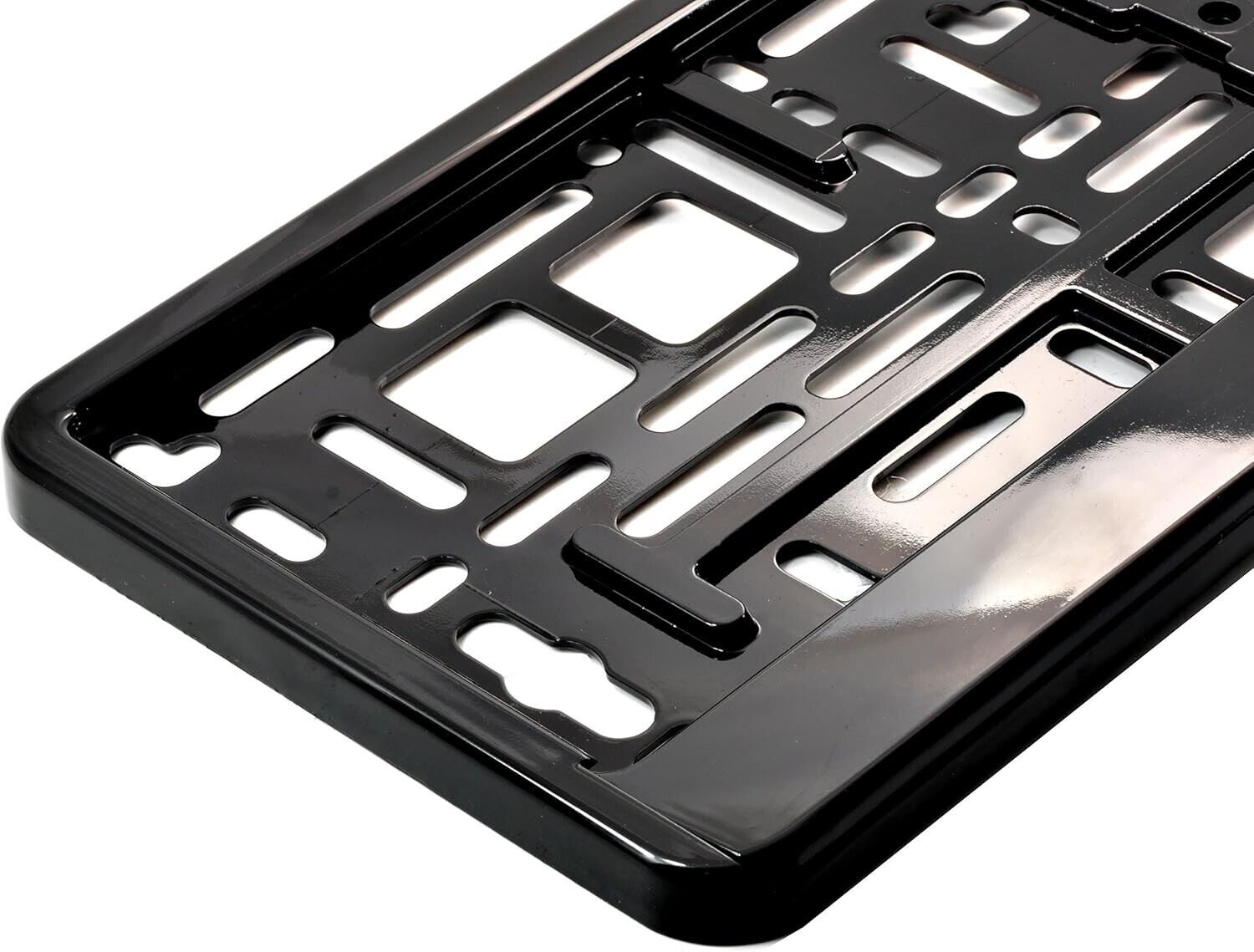 Marco de matrícula premium - Soporte de placas de coche envolvente remolque caravana licencia- - Image 3