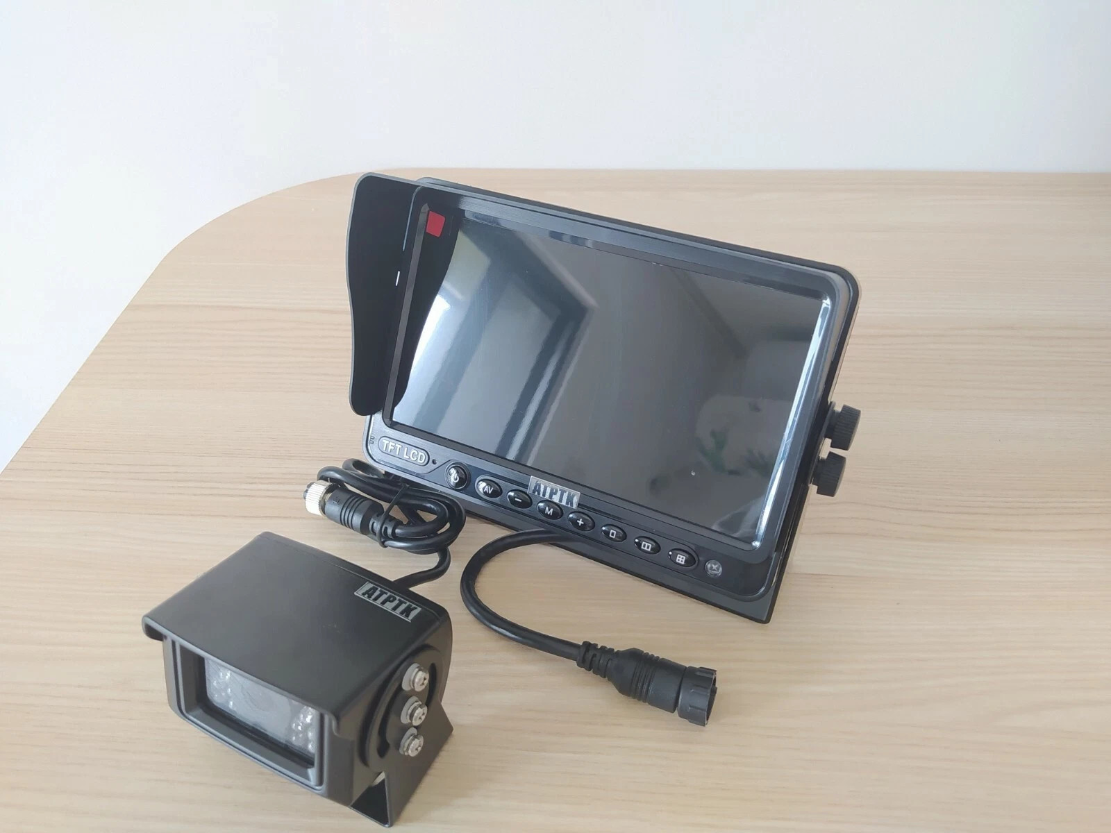 SUPER CLEAR AHD 1080P 7"REAR VIEW REVERSING BACKUP CAMERA SYSTEM CCTV SKID STEER