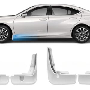 Guardabarros para guardabarros blancos para Lexus ES 2019-2025 4 piezas-