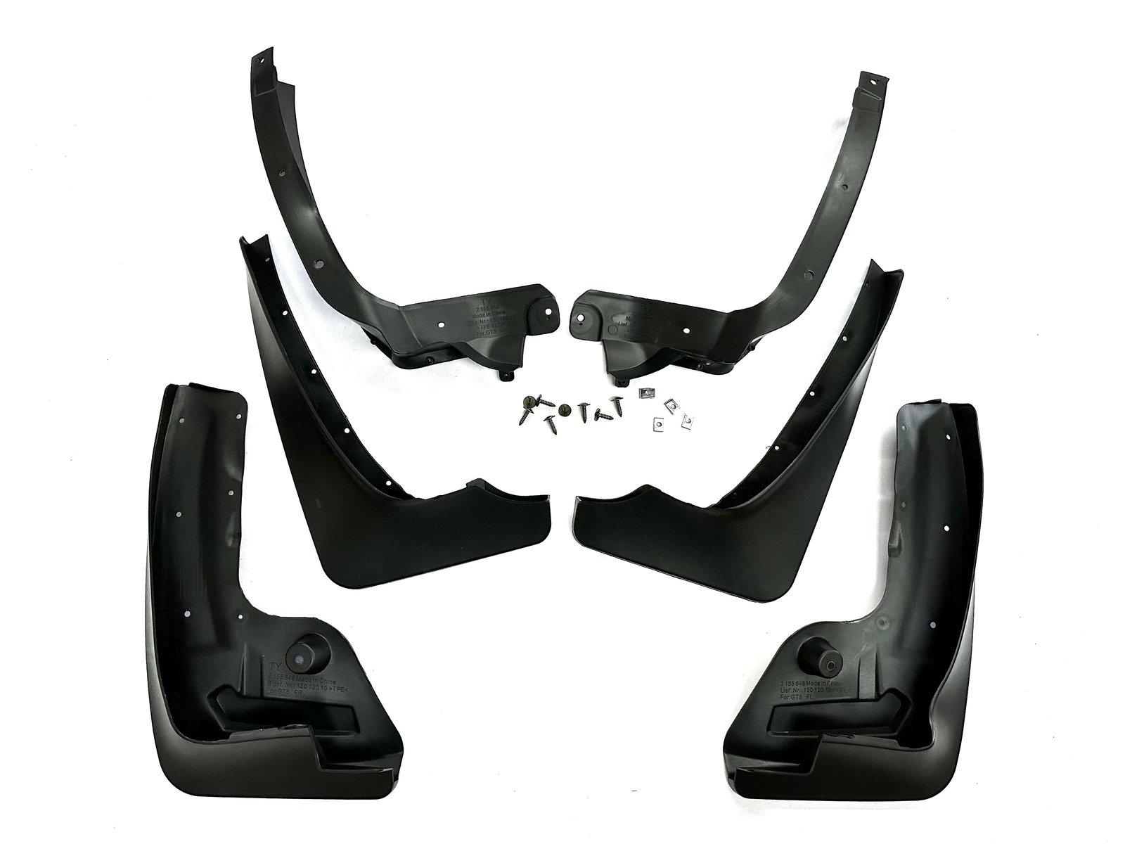 Juego de 4 aletas de barro a medida para BMW Serie 5 F07 GT 2010-2019 RTG- - Image 5