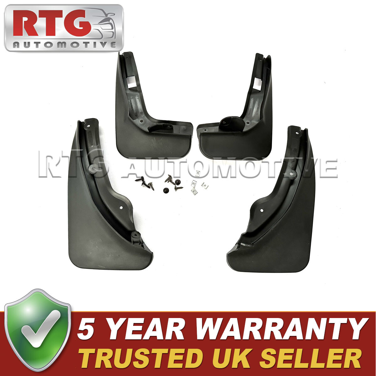 Juego de 4 aletas de barro a medida para Mercedes Benz Clase C W204 2007-2011 RTG-
