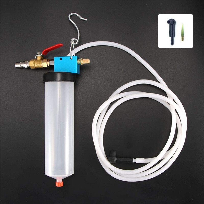 Car Pneumatic Brake Fluid Bleeder Kit Air Extractor Pump Oil Bleeding Tool Kits - Image 4