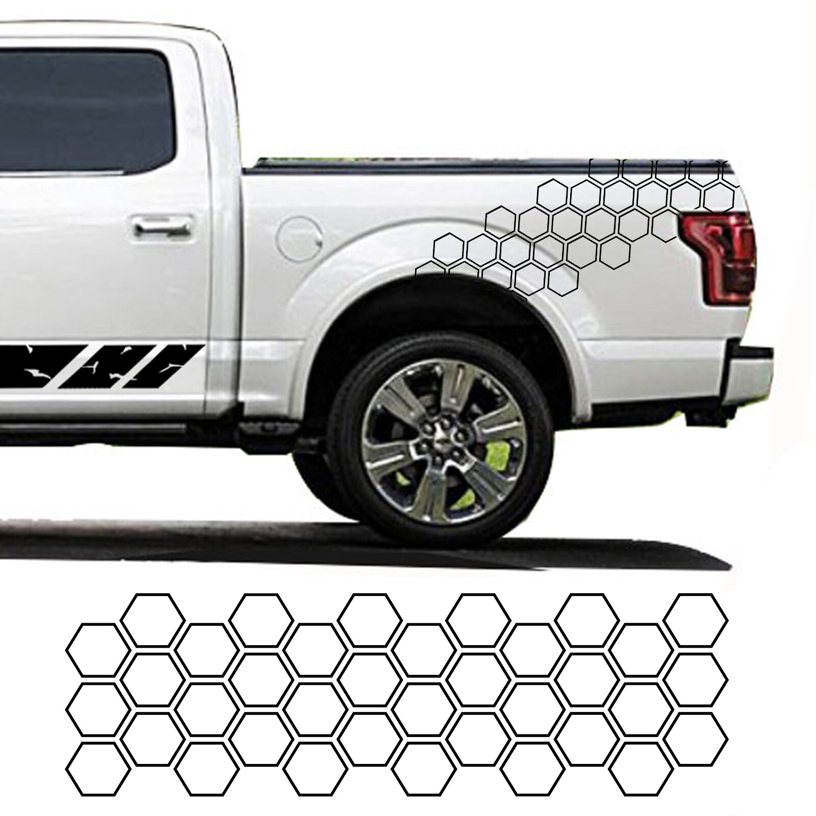 Pegatinas universales automotrices con gráficos de PVC para automóviles- - Image 2