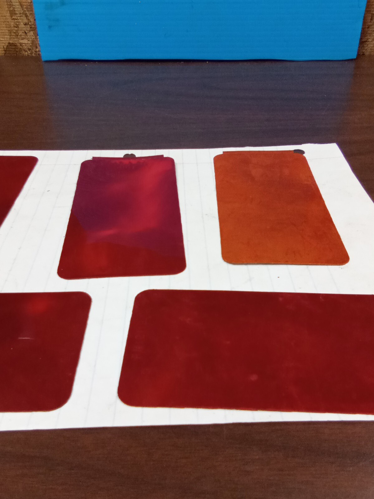 Pack De 5 Pegatinas Automotrices Reflectores 4 1/2" x 2 1/4" 4 Rojo 1 Amarillo- - Image 4