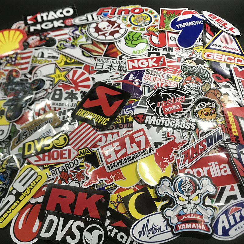Patrocinador Automotriz JDM Paquete de 120 Calcomanías Pegatinas V1 Carreras de Automóviles Turbo Drift Lote-
