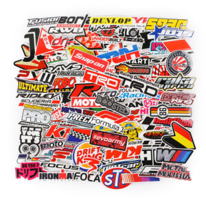 Patrocinador Automotriz JDM Paquete de 100 Calcomanías Pegatinas V1 Carreras de Automóviles Turbo Drift Lote-