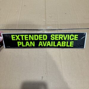 Pegatinas publicitarias con letras E-Z vintage cantidad de concesionario automotriz paquete de 12 nuevas en stock-