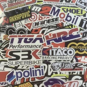 Patrocinador Automotriz JDM Paquete de 100 Calcomanías Pegatinas Lote V1 Carreras de Automóviles Turbo Drift-