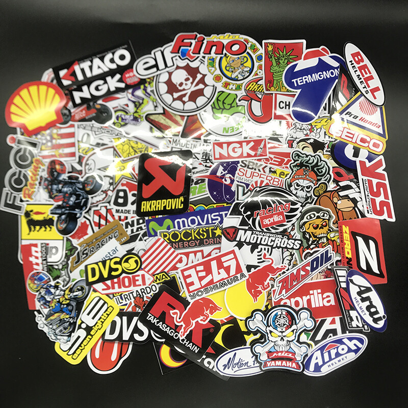 Patrocinador Automotriz JDM Paquete de 120 Calcomanías Pegatinas V1 Carreras de Automóviles Turbo Drift Lote- - Image 2