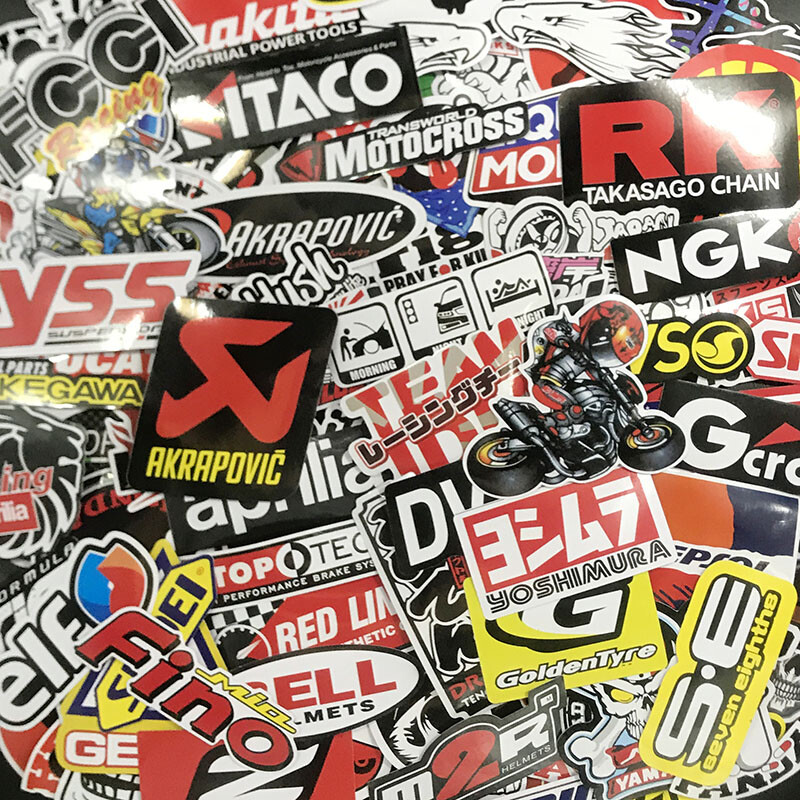 Lote Juego de 120 Calcomanías Automotrices Carreras Pegatinas Stock Coche Arrastre Nascar NHRA PDRA- - Image 2