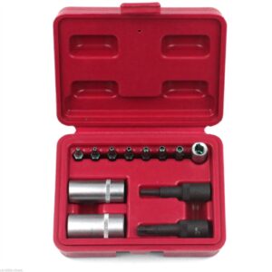 12pc Car/Automotive Air Conditioning Service/Repair Work Tool Kit