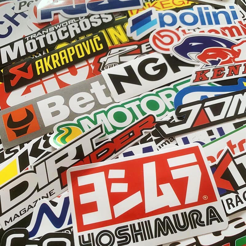 Patrocinador Automotriz JDM Paquete de 40 Calcomanías Pegatinas V1 Carreras de Automóviles Turbo Drift Lote- - Image 4