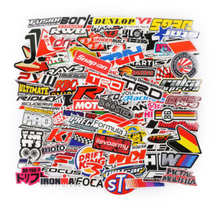 Patrocinador Automotriz JDM Paquete de 100 Calcomanías Pegatinas V1 Carreras de Automóviles Turbo Drift Lote-