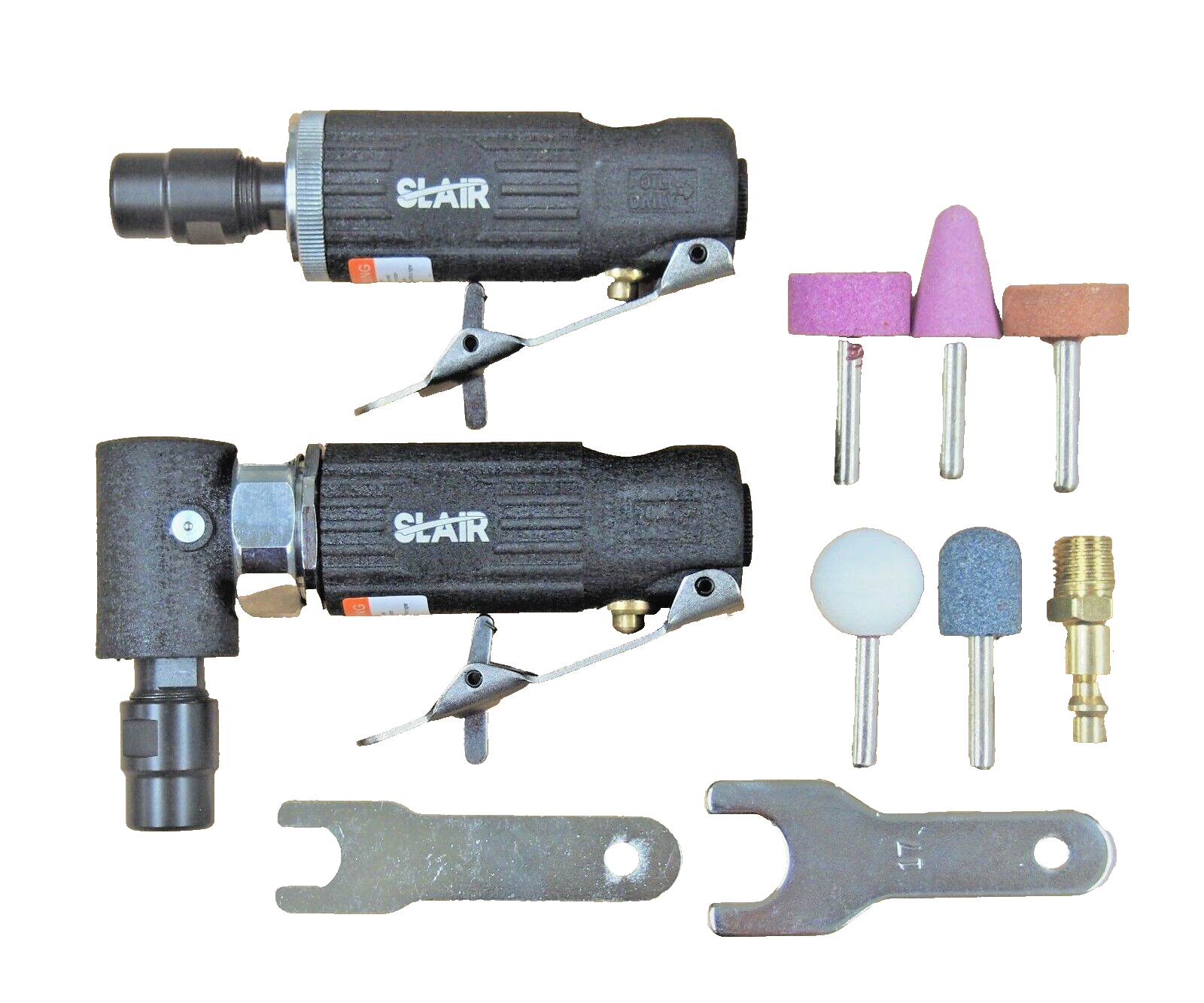 2 in 1 Air Angle and Air Straight Die Grinder Kits Carry Case Accessories xx881 - Image 2