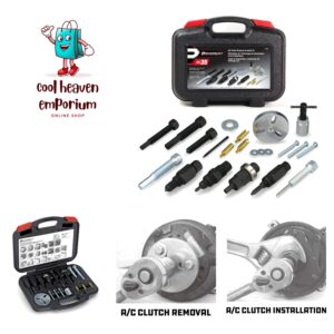 A/C Air Conditioning Clutch Removal and Installation Tool Kit for Automotive ...