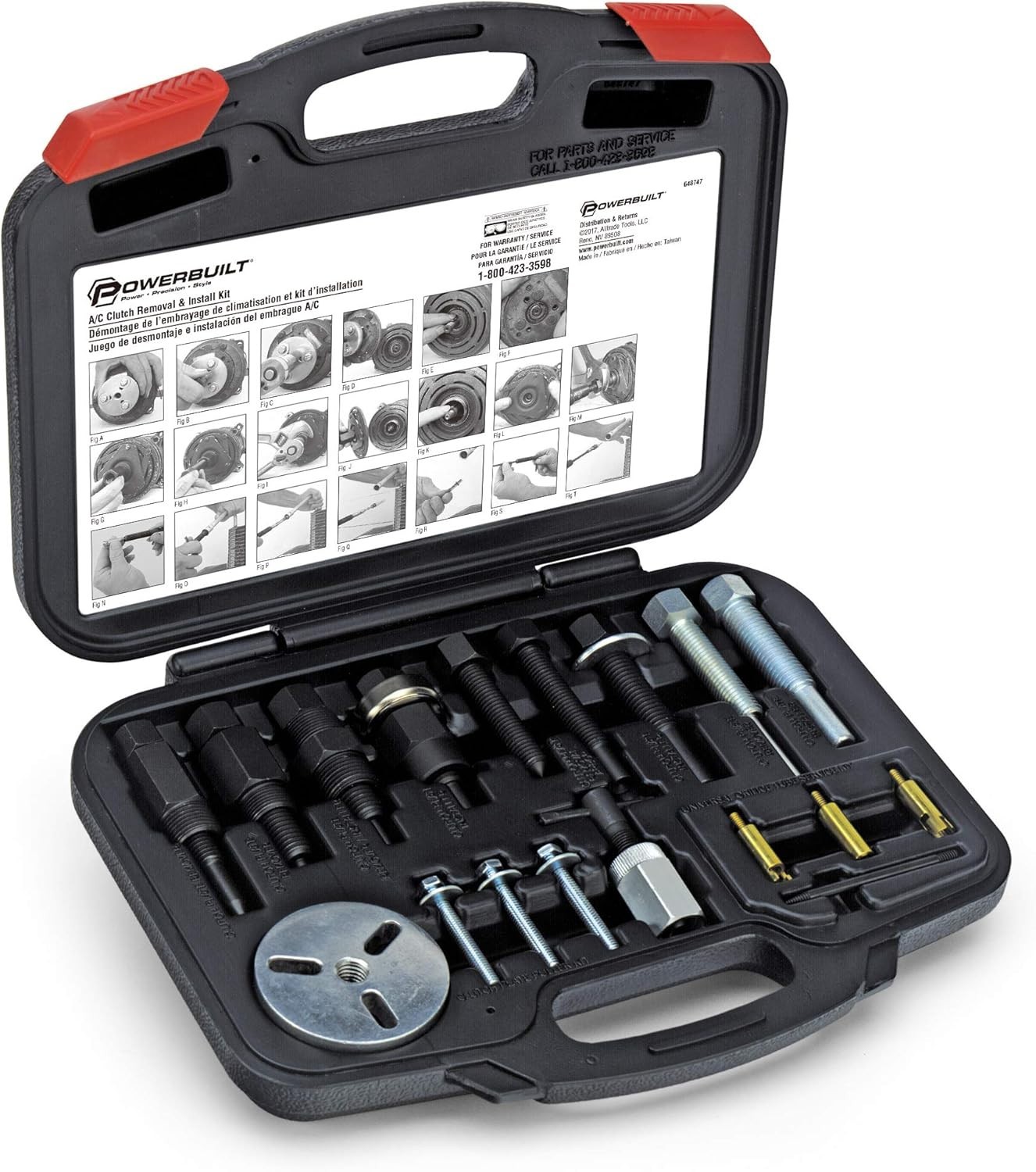 A/C Air Conditioning Clutch Removal and Installation Tool Kit for Automotive ... - Image 3