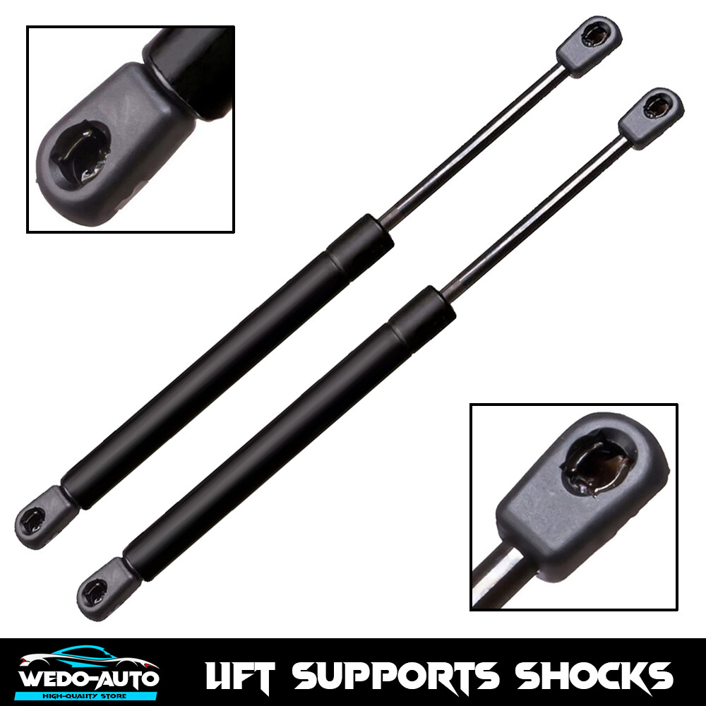 2 Amortiguadores Soportes de Elevación para Caja de Herramientas Universal de 7.5" Caja de Camión 65lb Tapa Negra-