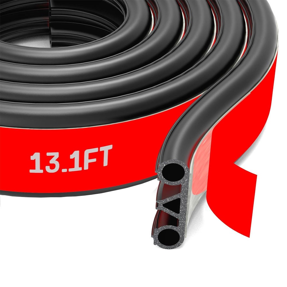 Sello adhesivo para puerta trasera de cubierta Tonneau para camioneta pickup, automotriz 13,1 pies negro- - Image 2