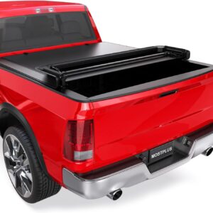 Soft Quad FOLD Truck Bed Tonneau Cover Compatible for 2002-2025 Dodge Ram 1500 I