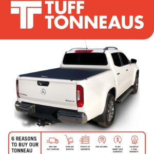Cubierta con clip Tuff 'sin taladro' 2,0 toneladas para Mercedes Clase X doble cabina 18 curvas-
