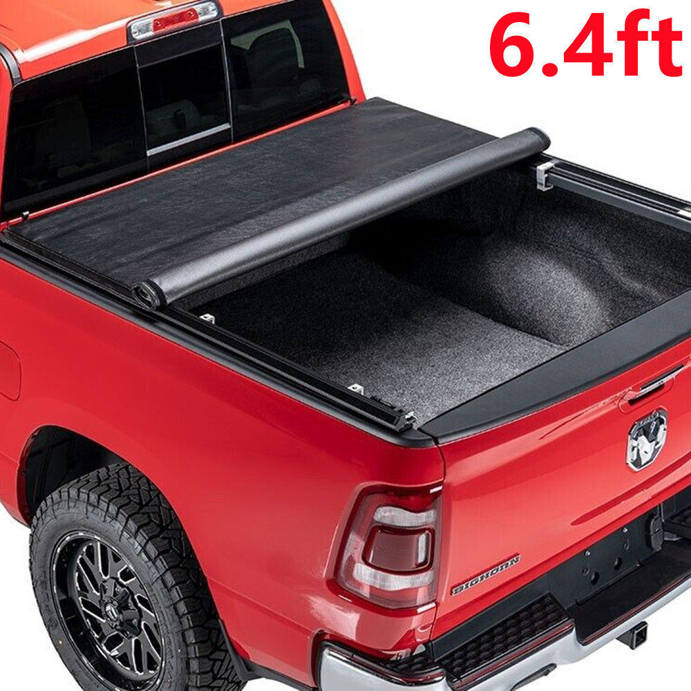 Cubierta Tonneau Cover 6.4ft para Dodge 2009 a 2021 RAM 1500 cubierta de maletero- - Image 2
